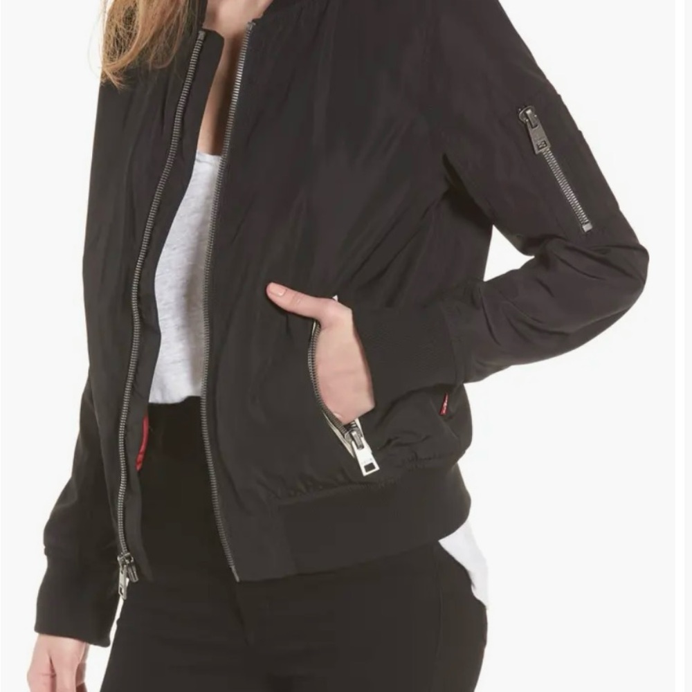 Levi's Women's Black Bomber Jacket